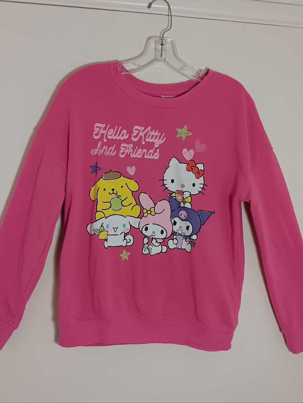 Hello Kitty Hot Pink Crewneck Sweatshirt